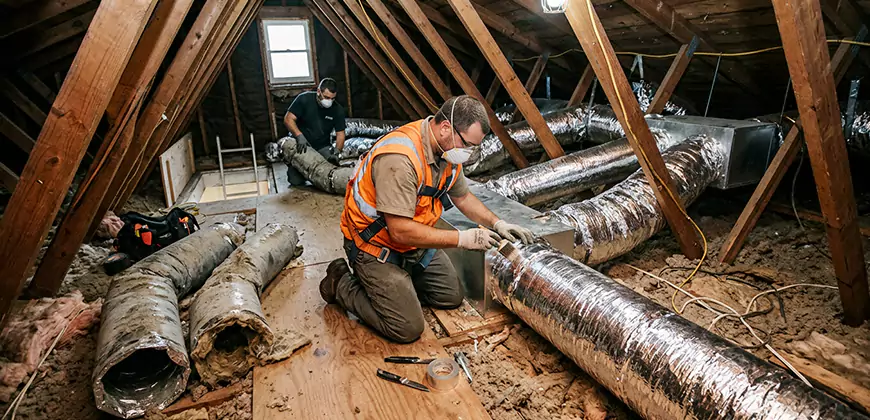 AC Duct Replacement in Desoto