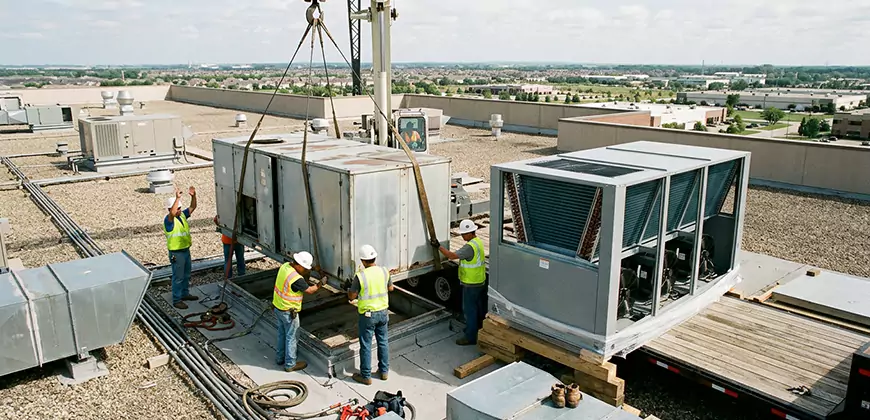 Warehouse and Industrial HVAC Replacement in Desoto