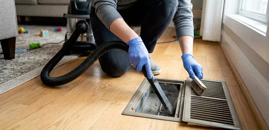 Ducted Heating Filter Cleaning in Desoto